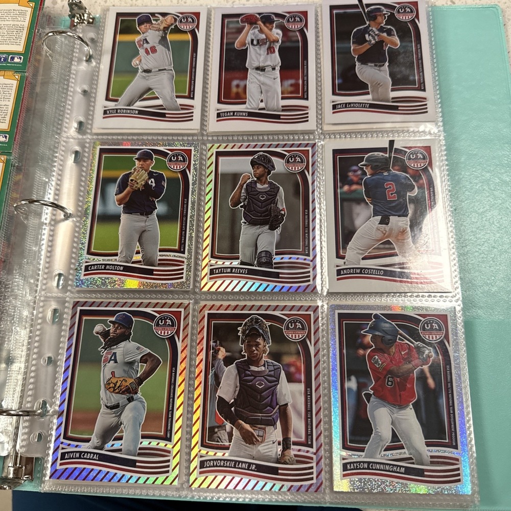 USA Baseball Stars & Stripes 2024 Panini Cards Lot Of 10